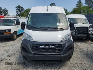 2023 Ram ProMaster Cargo with VIN 3C6LRVDG7PE524438, listed as a Copart auction lot 55186355 with 19,447 mi miles and Salvage Title. Bid and sale history available at carsss.com. Image 5.