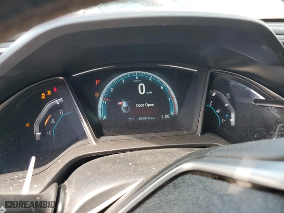 2017 Honda Civic Hatchback EX-L Navi with VIN SHHFK7H74HU203693, listed as a Copart auction lot 48990175 with 55,091 mi miles and Clean Title. Bid and sale history available at carsss.com. Image 9.