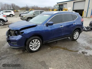 2020 Nissan Rogue SV with VIN JN8AT2MV9LW121709, listed as a Copart auction lot 52687575 with 90,519 mi miles and Salvage Title. Bid and sale history available at carsss.com. Image 1.
