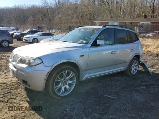 2008 BMW X3 3.0si with VIN WBXPC93448WJ20078, listed as a Copart auction lot 46501855 with 143,308 mi miles and Salvage Title. Bid and sale history available at DreamBid. Image 1.