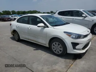 2021 Kia Rio LX with VIN 3KPA24AD2ME365039, listed as a Copart auction lot 54216934 with 77,741 mi miles and Salvage Title. Bid and sale history available at carsss.com. Image 4.