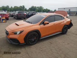 2022 Subaru WRX Premium with VIN JF1VBAF66N9028427, listed as a Copart auction lot 58225745 with 43,551 mi miles and Salvage title. Bid and sale history available at DreamBid. Image 1.