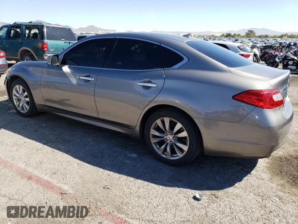 2012 Infiniti M with VIN JN1BY1AP8CM333534, listed as a Copart auction lot 68281463 with 124,182 mi miles and Salvage Title. Bid and sale history available at carsss.com. Image 2.