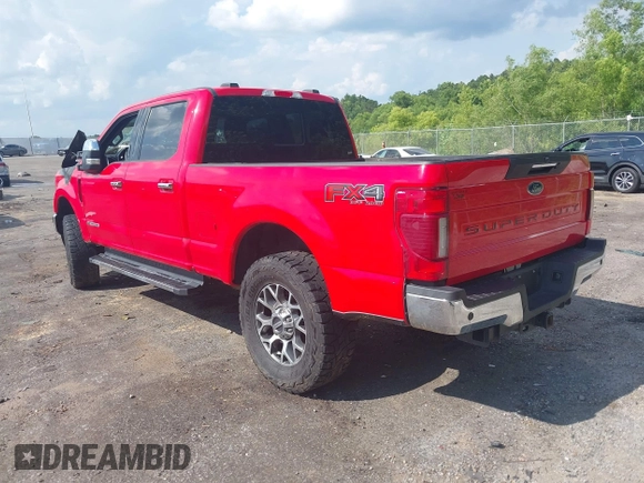 2021 Ford F-250 XL with VIN 1FT7W2BTXMEC24823, listed as a IAAI auction lot 42395257 with Not provided miles and . Bid and sale history available at DreamBid. Image 3.