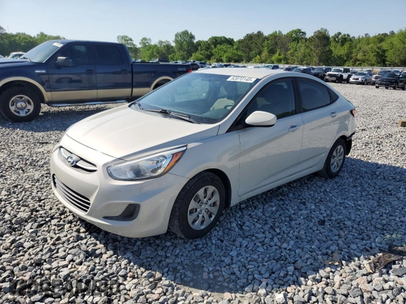 2017 Hyundai Accent SE with VIN KMHCT4AE5HU250839, listed as a Copart auction lot 52070145 with 104,090 mi miles and Salvage Title. Bid and sale history available at carsss.com. Image 1.