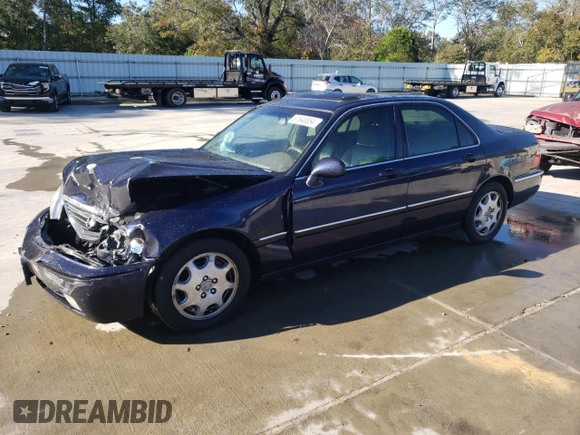 2000 Acura RL with VIN JH4KA9658YC005176, listed as a Copart auction lot 81648084 with 175,387 mi miles and Salvage Title. Bid and sale history available at carsss.com. Image 1.