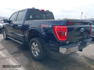 2021 Ford F-150 XL with VIN 1FTFW1E80MFB37486, listed as a IAAI auction lot 41707952 with 109,543 mi miles. Bid and sale history available at carsss.com. Image 3.