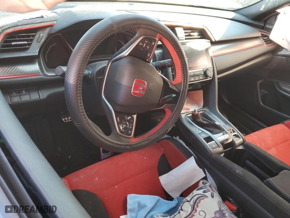 2021 Honda Civic Type R Touring with VIN SHHFK8G75MU201680, listed as a Copart auction lot 85760114 with 0 mi miles and Salvage Title. Bid and sale history available at carsss.com. Image 8.