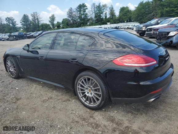 2016 Porsche Panamera 4 with VIN WP0AA2A74GL005557, listed as a Copart auction lot 61807854 with 58,415 mi miles and Salvage Title. Bid and sale history available at carsss.com. Image 2.