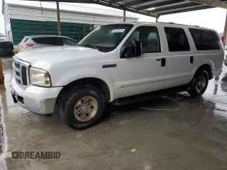 2005 Ford Excursion Special Serv with VIN 1FMNU40L85EC16731, listed as a Copart auction lot 44333675 with 245,483 mi miles and Salvage Title. Bid and sale history available at DreamBid. Image 1.