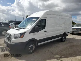 2019 Ford Transit with VIN 1FTYR3XM8KKA10401, listed as a Copart auction lot 77199774 with 162,647 mi miles and Non repairable. Bid and sale history available at DreamBid. Image 1.