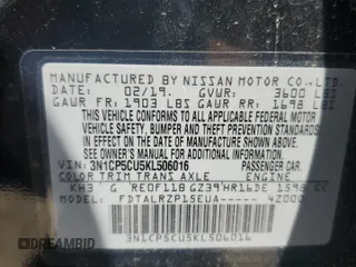 2019 Nissan Kicks SR z VIN 3N1CP5CU5KL506016, wystawiony jako Copart lot #54432185 z przebiegiem 134 553 mil mil oraz Szkoda całkowita • Salvage title. Historia ofert i sprzedaży dostępna na DreamBid. Obrazek 13.