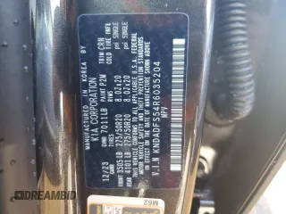 2024 Kia EV9 Land z VIN KNDADFS54R6035204, wystawiony jako Copart lot #84084644 z przebiegiem 14 352 mil mil oraz Szkoda całkowita • Salvage title. Historia ofert i sprzedaży dostępna na DreamBid. Obrazek 13.