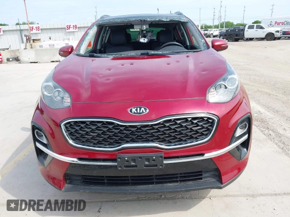 2022 Kia Sportage EX with VIN KNDPN3AC5N7990717, listed as a IAAI auction lot 41969778 with 43,536 mi miles and . Bid and sale history available at DreamBid. Image 12.
