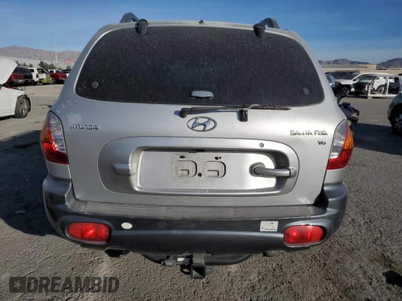 2003 Hyundai Santa Fe GLS with VIN KM8SC13D23U445918, listed as a Copart auction lot 87289664 with 201,459 mi miles and Salvage Title. Bid and sale history available at carsss.com. Image 6.