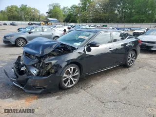 2017 Nissan Maxima SR with VIN 1N4AA6AP8HC377935, listed as a Copart auction lot 50318985 with 154,289 mi miles and Non Repairable. Bid and sale history available at carsss.com. Image 1.