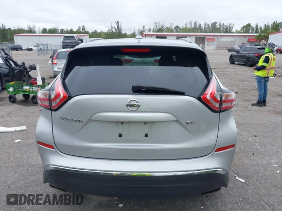 2018 Nissan Murano SV with VIN 5N1AZ2MGXJN138318, listed as a IAAI auction lot 41332561 with 104,067 mi miles and . Bid and sale history available at DreamBid. Image 16.