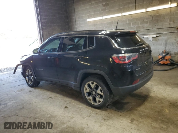 2018 Jeep Compass Limited z VIN 3C4NJDCB9JT341330, wystawiony jako Copart lot #61621495 z przebiegiem 92 736 mil mil oraz Szkoda całkowita • Salvage title. Historia ofert i sprzedaży dostępna na DreamBid. Obrazek 2.