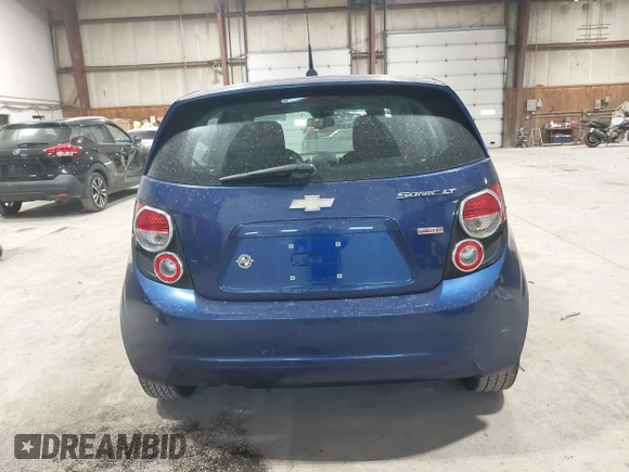 2013 Chevrolet Sonic LT with VIN 1G1JC6SB5D4202627, listed as a IAAI auction lot 41653165 with 109,807 mi miles. Bid and sale history available at carsss.com. Image 16.