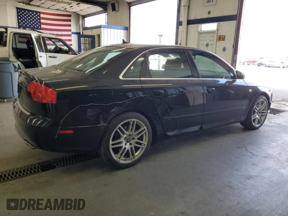 2008 Audi S4 z VIN WAUGL78E18A162303, wystawiony jako Copart lot #56347265 z przebiegiem 56 011 mil mil oraz Szkoda całkowita • Salvage title. Historia ofert i sprzedaży dostępna na DreamBid. Obrazek 3.