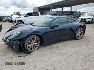 2020 Porsche 911 Carrera S with VIN WP0AB2A98LS226271, listed as a Copart auction lot 52161985 with 0 mi miles and Salvage Title. Bid and sale history available at carsss.com. Image 1.