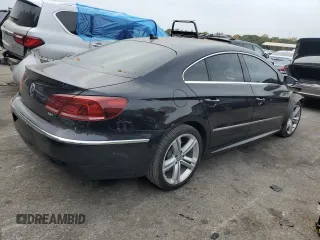 2014 Volkswagen CC R-Line with VIN WVWAN7AN0EE531184, listed as a Copart auction lot 78617334 with 116,809 mi miles and Salvage Title. Bid and sale history available at DreamBid. Image 3.