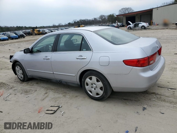 2005 Honda Accord LX with VIN 1HGCM66325A003345, listed as a Copart auction lot 47226895 with 137,276 mi miles and Salvage title. Bid and sale history available at DreamBid. Image 2.