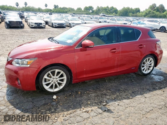 2011 Lexus CT 200h with VIN JTHKD5BHXB2004804, listed as a Copart auction lot 57297305 with 184,800 mi miles and Clean title. Bid and sale history available at DreamBid. Image 1.