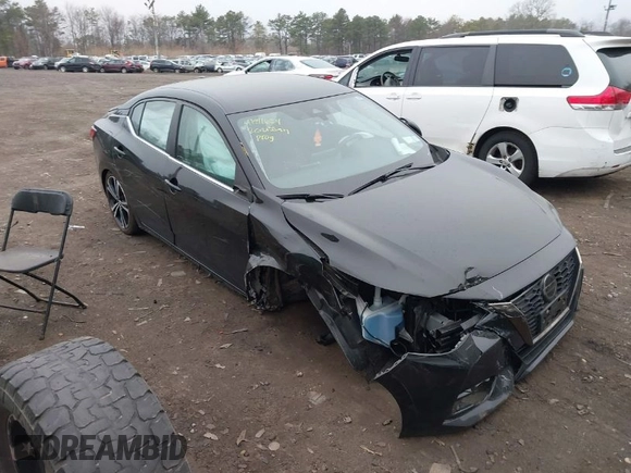 2020 Nissan Sentra SR with VIN 3N1AB8DV5LY218161, listed as a IAAI auction lot 41911624 with 36,973 mi miles and . Bid and sale history available at DreamBid. Image 1.