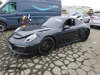 2017 Porsche 911 Carrera S with VIN WP0AB2A96HS124734, listed as a Copart auction lot 85982504 with 42,266 mi miles and Salvage Title. Bid and sale history available at DreamBid. Image 1.