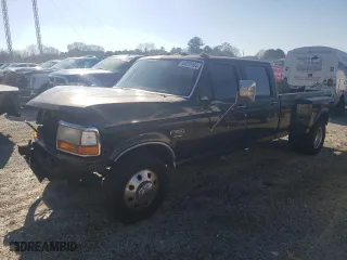1996 Ford F-350 Crew Cab with VIN 1FTJW35F3TEA38590, listed as a Copart auction lot 85237934 with NaN miles and Salvage Title. Bid and sale history available at carsss.com. Image 1.