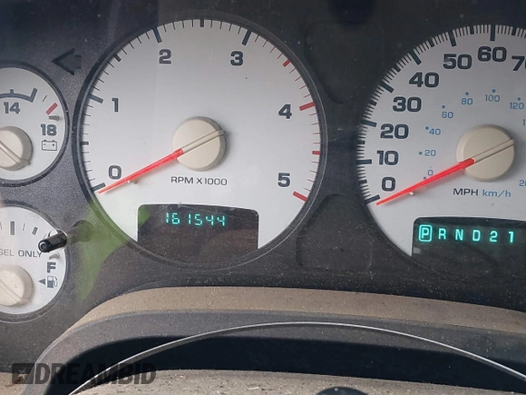 2005 Dodge Ram 2500 SLT with VIN 3D7KR28C95G742978, listed as a IAAI auction lot 41281967 with 161,544 mi miles. Bid and sale history available at carsss.com. Image 15.