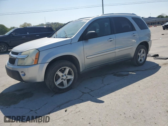2006 Chevrolet Equinox LT with VIN 2CNDL63F666026805, listed as a Copart auction lot 52697865 with 218,543 mi miles and Salvage Title. Bid and sale history available at carsss.com. Image 1.