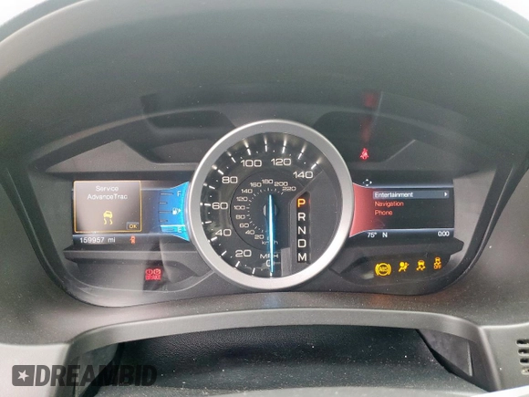 2014 Ford Explorer XLT with VIN 1FM5K7D83EGB00242, listed as a Copart auction lot 60711375 with 159,957 mi miles and Salvage title. Bid and sale history available at DreamBid. Image 9.