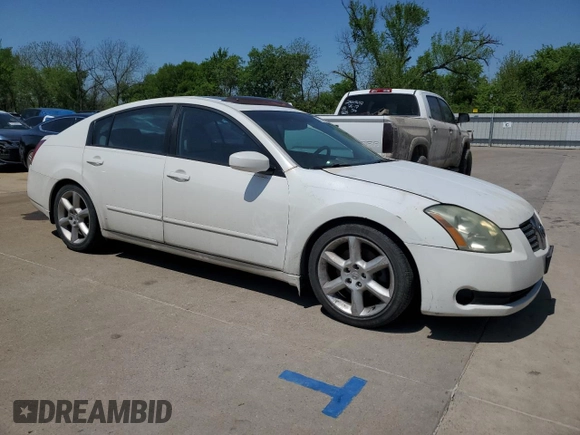 2006 Nissan Maxima SL with VIN 1N4BA41E26C844769, listed as a Copart auction lot 52029575 with 185,689 mi miles and Salvage title. Bid and sale history available at DreamBid. Image 4.