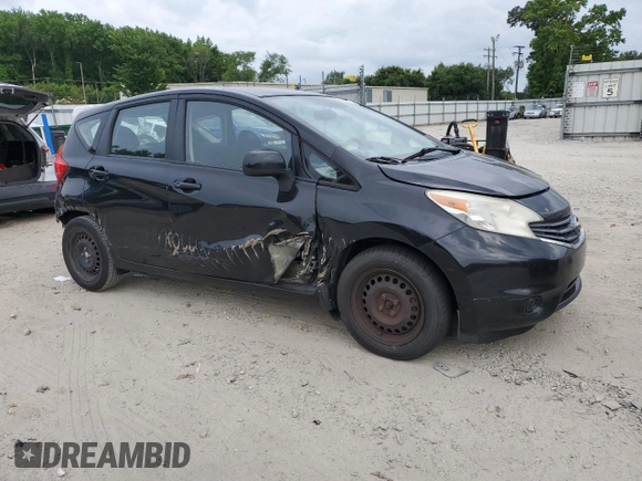 2014 Nissan Note S Plus with VIN 3N1CE2CP5EL420191, listed as a Copart auction lot 59172675 with 159,881 mi miles and Clean title. Bid and sale history available at DreamBid. Image 4.