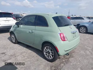 2013 FIAT 500 Pop with VIN 3C3CFFAR9DT743541, listed as a IAAI auction lot 41977160 with 141,393 mi miles. Bid and sale history available at carsss.com. Image 3.
