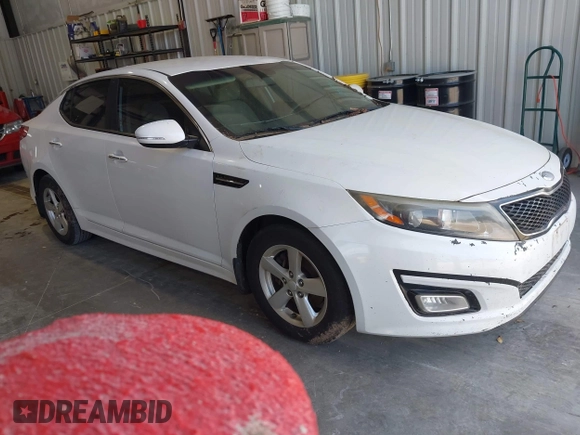 2015 Kia Optima LX z VIN KNAGM4A79F5528215, wystawiony jako IAAI lot #42317163 z przebiegiem 215 395 mil mil oraz . Historia ofert i sprzedaży dostępna na DreamBid. Obrazek 1.