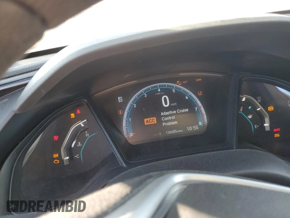 2020 Honda Civic Sedan LX with VIN 19XFC2F62LE004930, listed as a Copart auction lot 46882895 with 136,605 mi miles and Salvage Title. Bid and sale history available at carsss.com. Image 9.