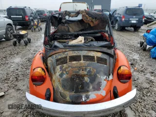 1979 Volkswagen Beetle with VIN 1592042687, listed as a Copart auction lot 87370154 with 50,248 mi miles and Salvage Title. Bid and sale history available at DreamBid. Image 6.