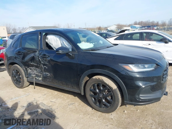 2023 Honda HR-V Sport with VIN 3CZRZ1H55PM725842, listed as a IAAI auction lot 41785474 with 52,796 mi miles. Bid and sale history available at carsss.com. Image 13.
