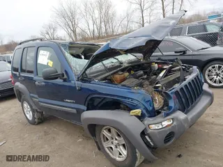2004 Jeep Liberty Sport with VIN 1J4GL48K64W192749, listed as a IAAI auction lot 41899910 with 100,217 mi miles. Bid and sale history available at carsss.com. Image 1.