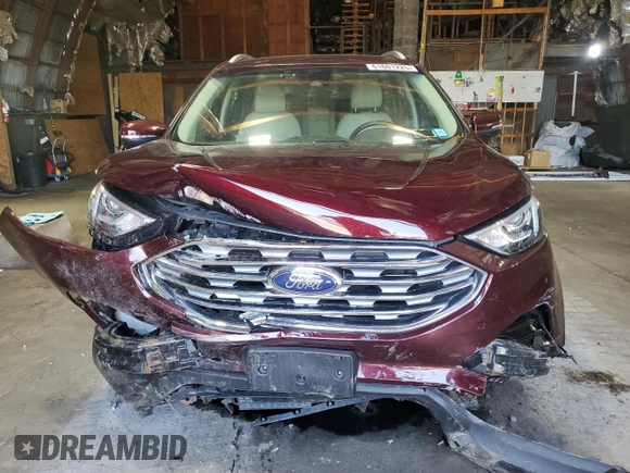 2019 Ford Edge SEL with VIN 2FMPK4J96KBB18712, listed as a Copart auction lot 61601225 with 29,473 mi miles and Salvage title. Bid and sale history available at DreamBid. Image 5.
