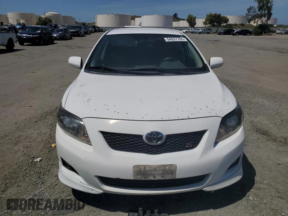 2009 Toyota Corolla with VIN 1NXBU40E19Z105258, listed as a Copart auction lot 54937765 with 264,994 mi miles and Clean Title. Bid and sale history available at carsss.com. Image 5.