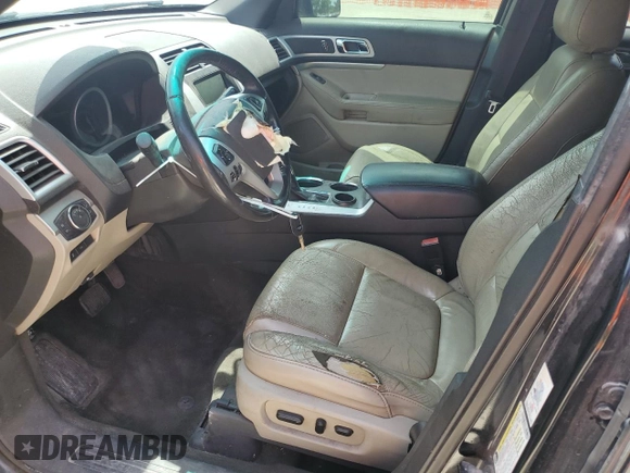 2014 Ford Explorer XLT with VIN 1FM5K7D8XEGB15949, listed as a Copart auction lot 55047035 with 191,151 mi miles and Salvage Title. Bid and sale history available at DreamBid. Image 7.