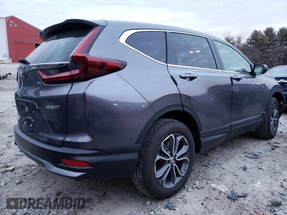 2022 Honda CR-V EX-L with VIN 7FARW2H83NE050870, listed as a Copart auction lot 72884372 with 1,613 mi miles and . Bid and sale history available at DreamBid. Image 3.