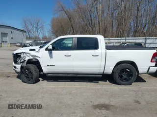 2020 Ram 1500 Big Horn with VIN 1C6SRFFT1LN103090, listed as a IAAI auction lot 41919577 with 70,429 mi miles and . Bid and sale history available at DreamBid. Image 13.