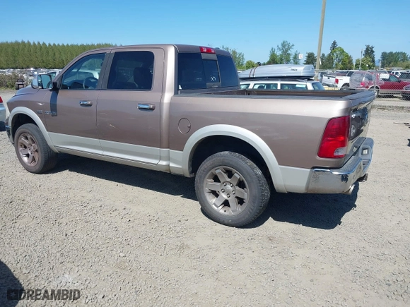 2010 Dodge Ram 1500 Sport with VIN 1D7RV1CT7AS151868, listed as a IAAI auction lot 42087508 with 296,357 mi miles. Bid and sale history available at carsss.com. Image 3.