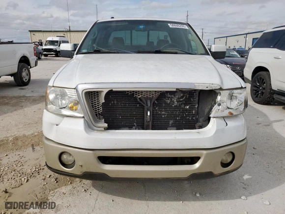 2008 Ford F-150 XLT with VIN 1FTPW12V08KB21705, listed as a Copart auction lot 50606265 with 321,295 mi miles and Salvage Title. Bid and sale history available at carsss.com. Image 5.