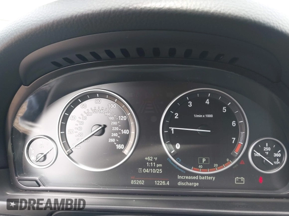 2014 BMW 5 Series 528i xDrive with VIN WBA5A7C55ED617099, listed as a IAAI auction lot 42003348 with 85,262 mi miles and . Bid and sale history available at DreamBid. Image 7.